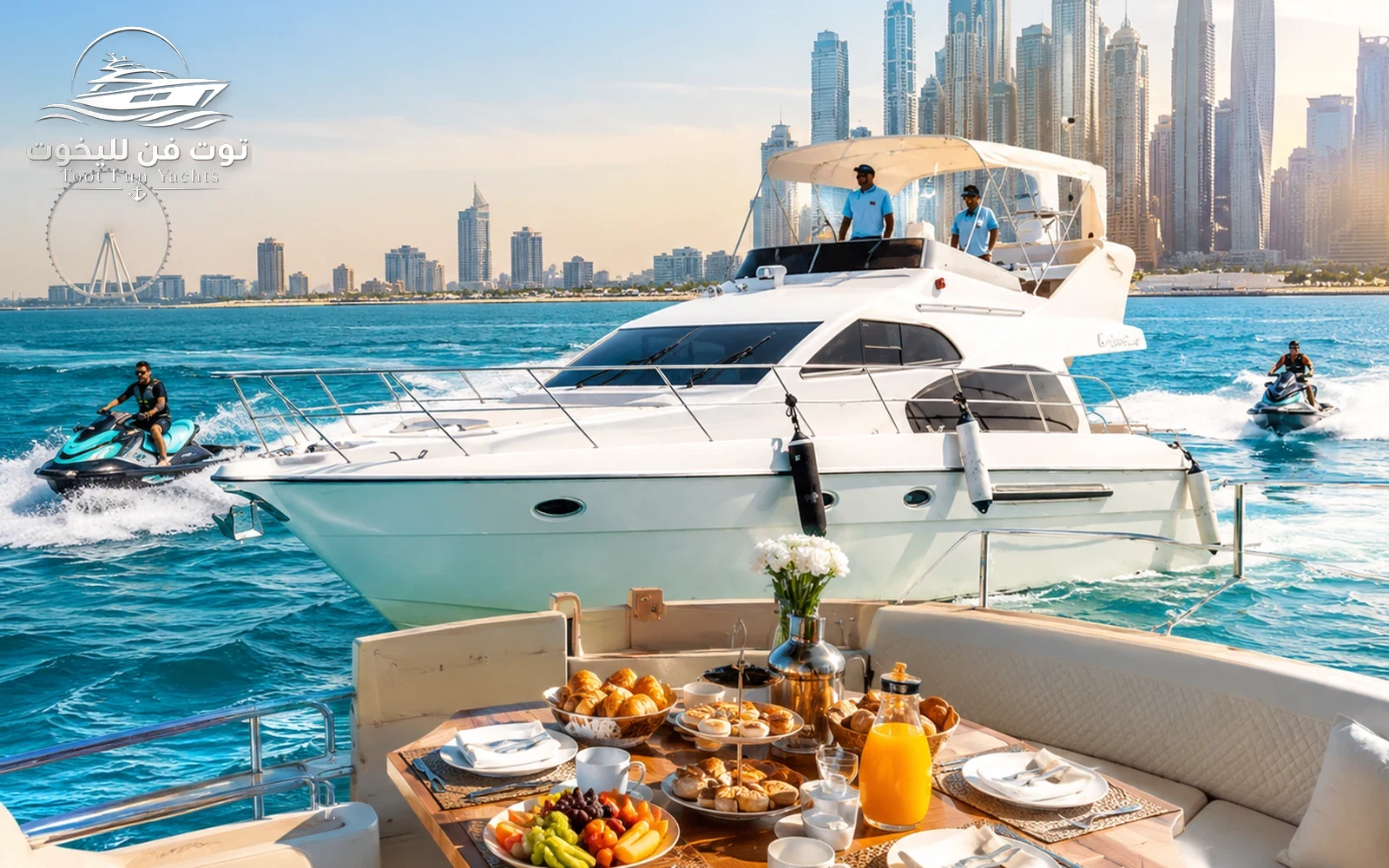 باقة إفطار على يخت في دبي — 2